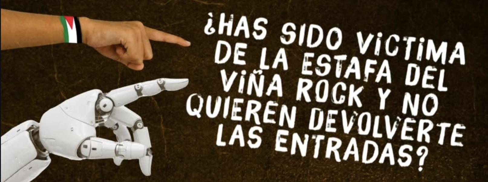 Grupo de afectados por Viña Rock